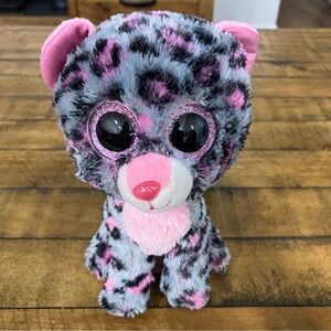 3/$18 - TY Beanie Boos | Tasha the Pink & Gray Leopard
